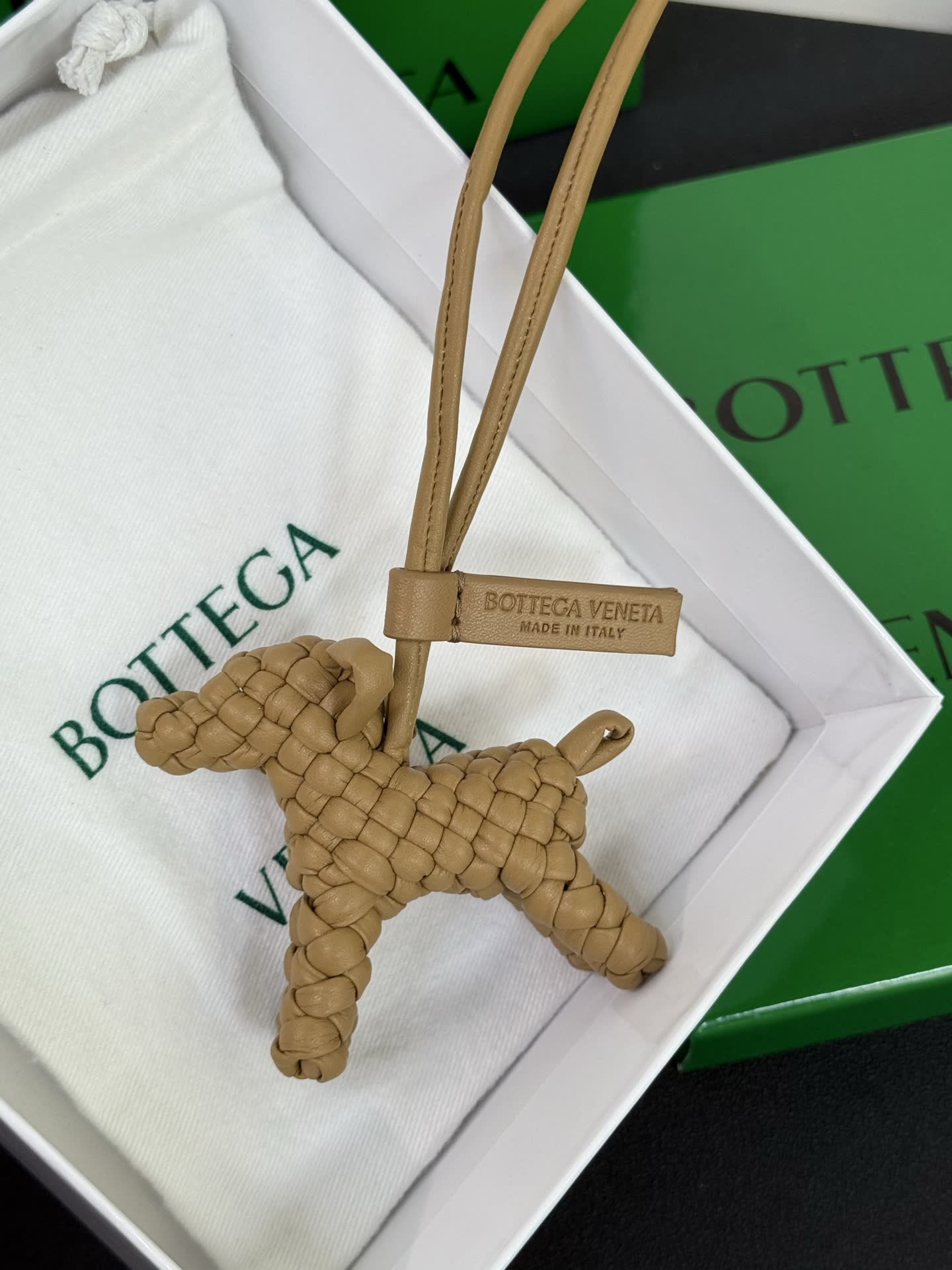 Bottega Veneta Leather Lamb Charm